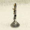 Antique Silver Lord Vishnu Idol – Adorned with Shankh, Chakra, Gada & Padma