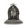 Silver Sai Baba Idol – Seated on Decorative Throne
