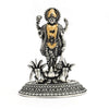 Antique Silver Lord Vishnu Idol – Adorned with Shankh, Chakra, Gada & Padma