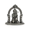 Devotional Silver Hanuman Idol in Blessing Pose – Arch Frame Design