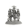 Antique Silver Ramdarbar Idol – Divine Ensemble of Lord Ram, Sita, Lakshman & Hanuman