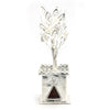 Elegant Silver Tulsi Plant Idol