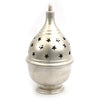 Silver-Toned Akhand Deepak with Star Cutwork – Eternal Diya for Pooja