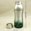 Hand-Painted Stainless Steel Water Bottle – Floral Meadow Design