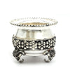 Antique Silver Pot with Floral Engravings and Elephant Legs – Traditional Design