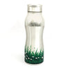Hand-Painted Stainless Steel Water Bottle – Floral Meadow Design