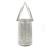 Elegant Silver Handbag with Intricate Handcrafted Detailing