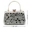 Silver Filigree Velvet Handbag – Timeless Elegance