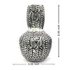 Handcrafted Silver Bedroom Water Jug & Glass Set with embossed design
