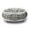 Ornate Silver Dry Fruit Box – Vintage-Inspired Storage