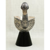 Silver Duck Goblet with Black Base – Elegant Artisan Craft