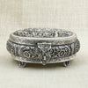 Ornate Silver Dry Fruit Box – Vintage-Inspired Storage