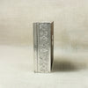 Elegant Silver Dry Fruit Box with Embossed Royal Motif