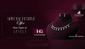 Shine Brighter This Diwali: 14% OFF* on Tarava Silver Jewelry
