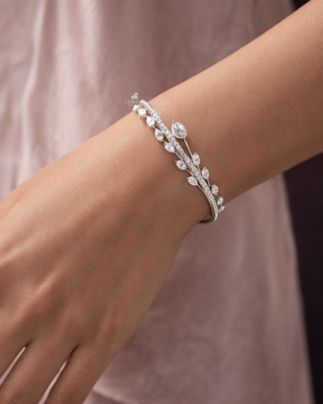 Solitaire Spark Silver Kada