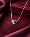 Dual Tone Heart Necklace