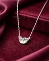 Floral Arc Spark Necklace