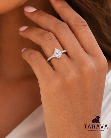 Eternal Glow Silver Ring