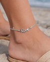 Love Link Sterling Silver Anklet