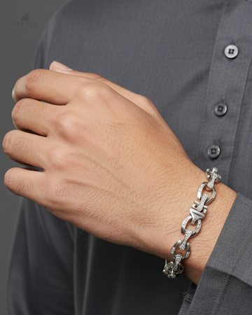 Designer Oval Loop Bracelet