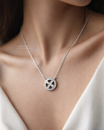 Classic Circle Emblem Pendant