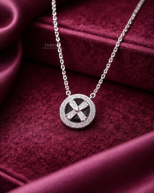 Classic Circle Emblem Pendant