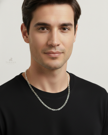 Trendy Minimal Silver Chain