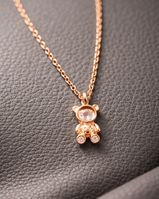 Teddy Charm Spark Necklace