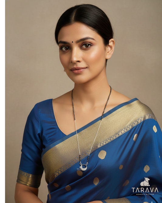 Eternal Circle Silver Mangalsutra