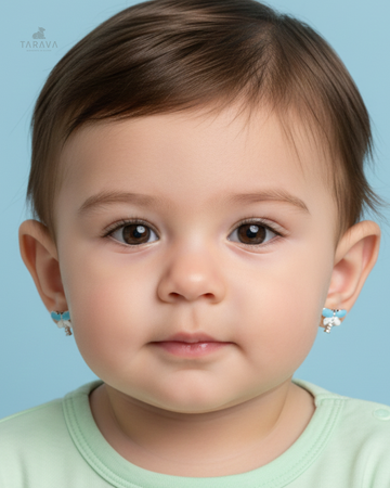 Kids Silver Stud Earrings
