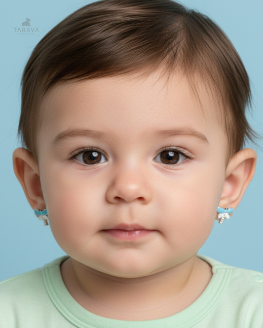 Kids Silver Stud Earrings