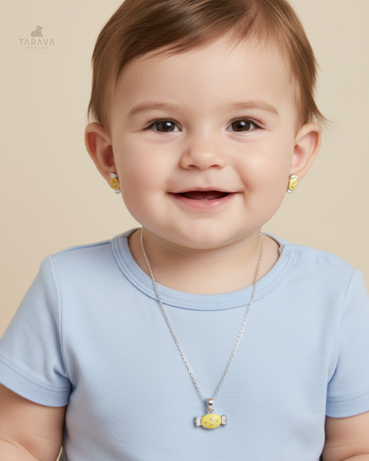 Sweet Chocolate Kids Silver Set