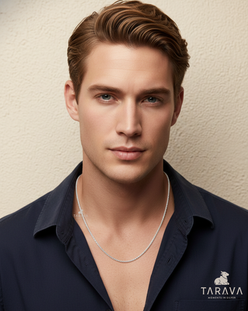 Minimal Classic Men’s Silver Chain.