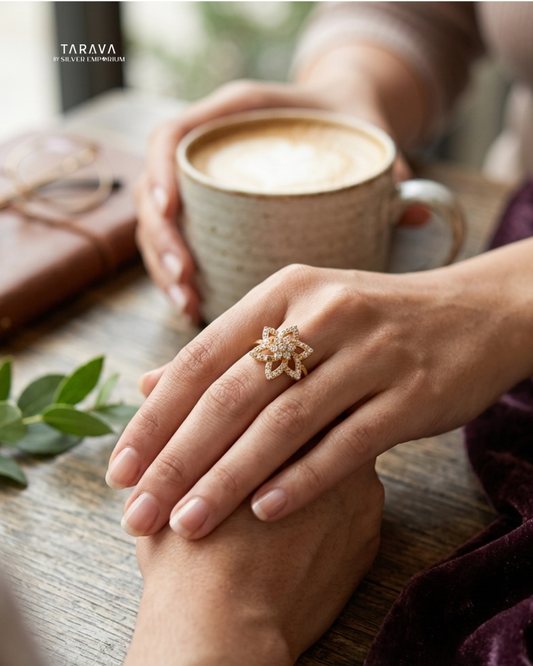 Floral Starburst Ring