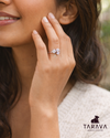 Twin Pearl Sterling Silver Ring