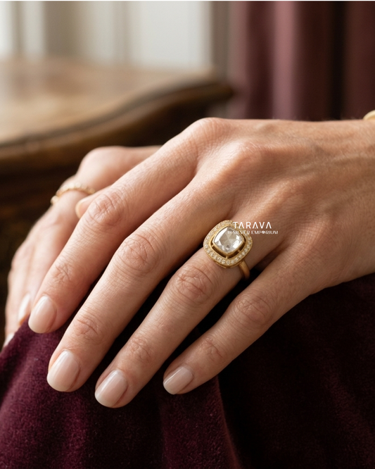 Royal Cushion Halo Ring