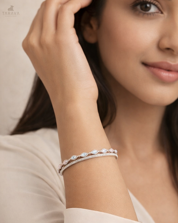 Oval Marquise Stone Kada