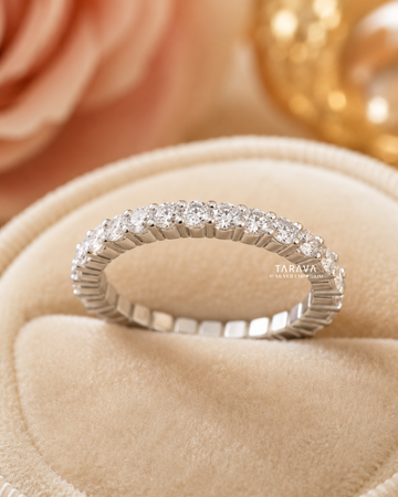 Classic Crystal Eternity Band