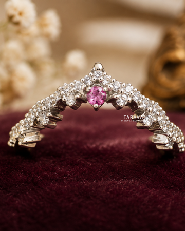 Ruby Crown Spark Ring