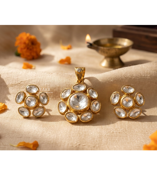 Petite Floral Polki Bloom Set