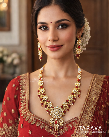 Ruby Blossom Long Haar Set