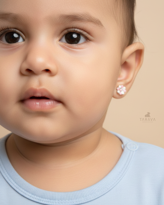 Tiny Blossom Baby Studs