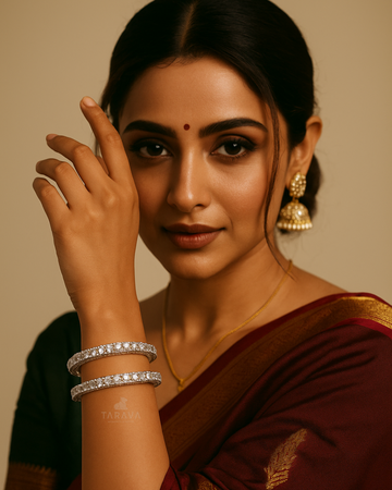 Bridal Silver Bangles