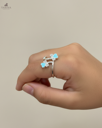 Sky Charm Silver Ring
