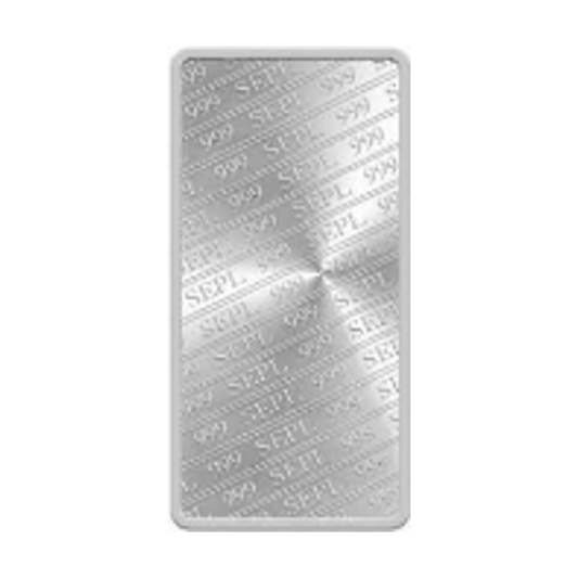 Silver Emporium BIS approved 50 Grams 999 Purity Silver Bar