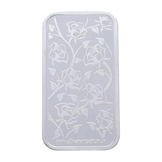 Silver Emporium BIS approved Silver Laxmiji Bar 100 Grams 999 Purity silver Bar