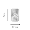 Silver Emporium BIS approved Silver Ganeshji Bar 100 Grams 999 Purity silver Bar