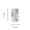 Silver Emporium BIS approved Silver Balaji 100 Grams 999 Purity silver Bar