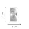 Silver Emporium BIS approved Silver Rose 100 Grams 999 Purity Silver Bar
