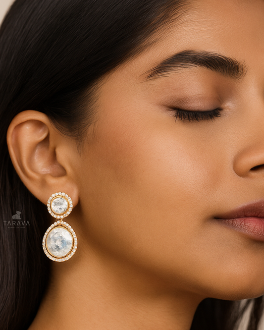 Frosted Gem Halo Drops